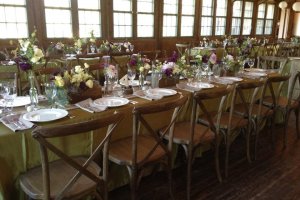 Wedding reception at Camp Mary Orton
