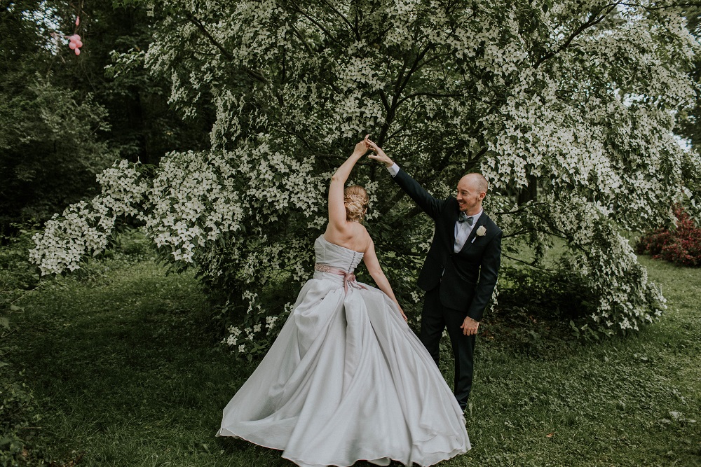 Cute moment at Park of Roses